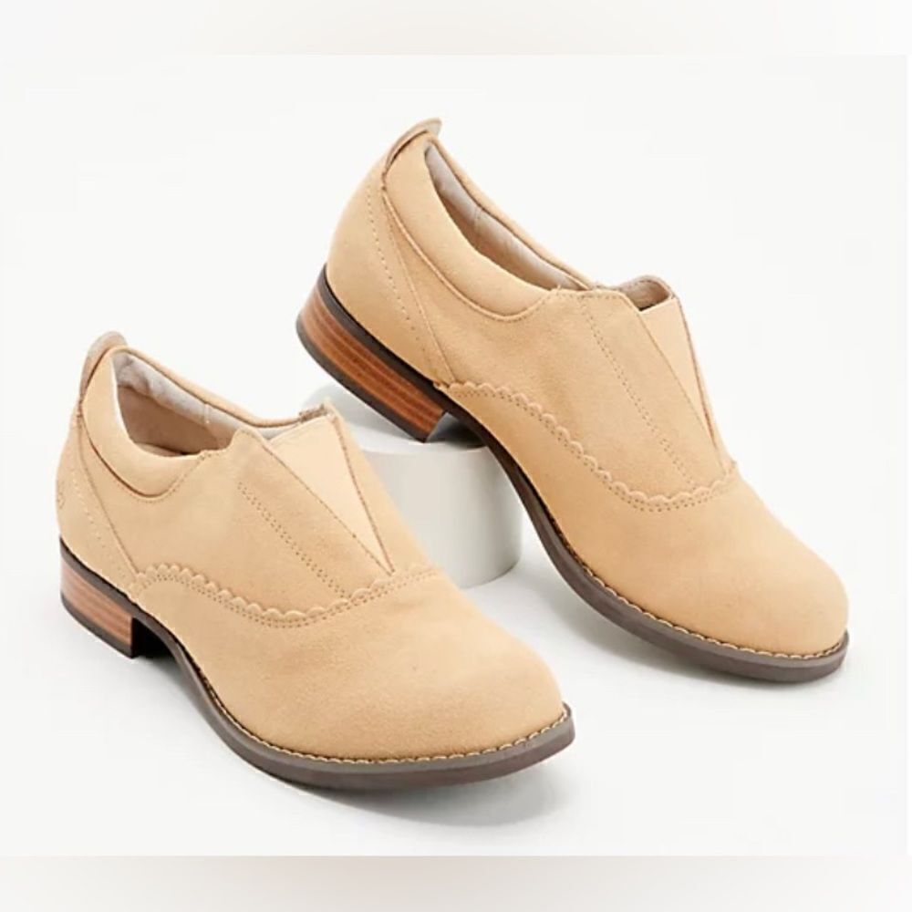 Spenco Orthotic Leather Loafers Paradise wheat sz 9D